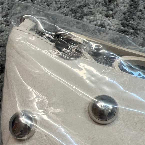 Clare V Lune Cream Studded Shoulder Bag - New in Packaging Never Opened - Picture 7 of 17